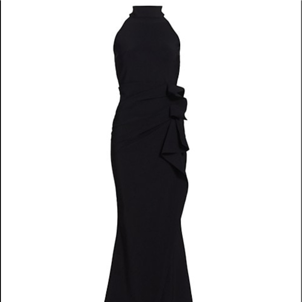 Chiara Boni La Petite Robe black halter dress